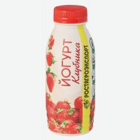 Йогурт питьевой   Ростагроэкспорт   Клубника, 2,5%, 290 г