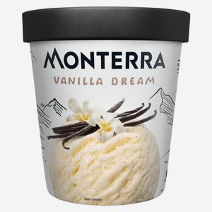 Мороженое Monterra Ванильное, 480 мл
