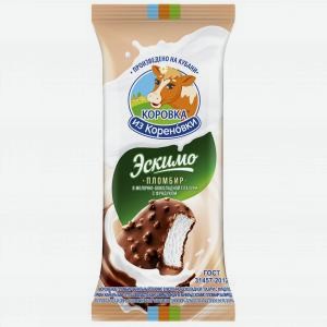 Мороженое КОРОВКА ИЗ КОРЕНОВКИ эскимо, в шоколадной глазури, с фундуком, 70г