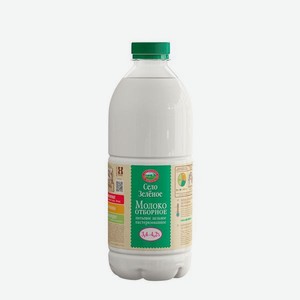 Молоко СЕЛО ЗЕЛЕНОЕ Отборное 3.4-4.2% 1.4л пэт