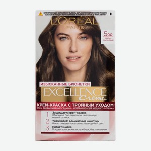 Стойкая крем-краска для волос L’Oréal Paris Excellence оттенок 5.00 Светло-каштановый