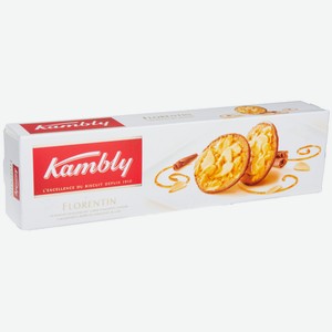 Печенье Kambly Butterfly Florentin миндаль-карамель-шоколад, 100г