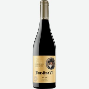 Вино Фаустино VII Темпранильо Риоха DOC красное сухое, 750мл