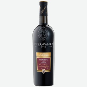 Вино Pirovano Collezione Primitivo Puglia красное полусухое 13%, 750мл