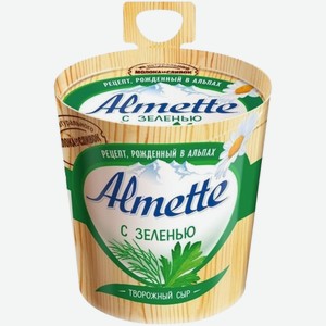 Сыр творожный Almette С зеленью 60%, 150г
