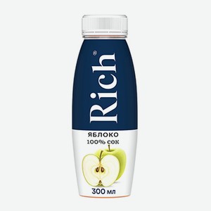 Яблочный сок восстановленный осветленный ТМ Rich (Рич) 300 мл