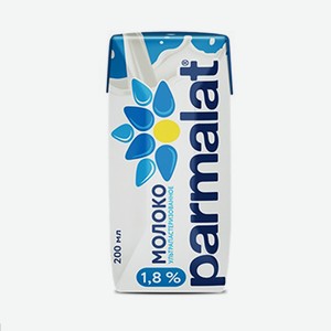 Молоко ультрапастеризованное Parmalat 1,8% 200 мл