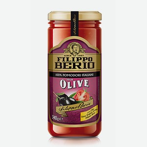 Соус томатный Filippo Berio Арраббьята с оливками 340 г