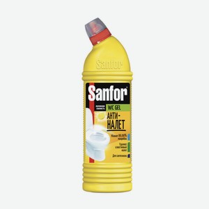 Чистящее средство для туалета Sanfor Лимонная Свежесть 750 мл