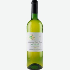 Вино Рок Де Сен Жан Совиньон бел. сух. 12% 0,75 л /Франция/