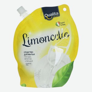 Гель для мытья посуды и фруктов-овощей Qualita Limonchello сицилийский лимон