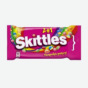Жевательные драже Skittles  2в1 , 38 г