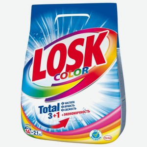 Стиральный порошок автомат Losk Color для цветного белья 2.1 кг