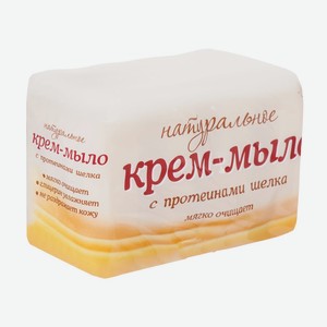 Крем-мыло  Натуральное , Невская Косметика, с протеинами шёлка, 4x100 г