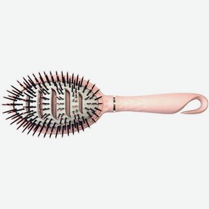 Расческа для волос LAF массажная продувная розовая 9658G-D 106г 8*25.5*4см