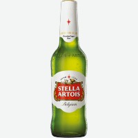 Пиво светлое   Stella Artois  , 5%, с/б, 0,44 л