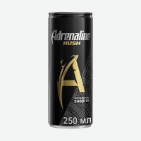 Энергетический напиток   Adrenaline   Rush, 0,25 л