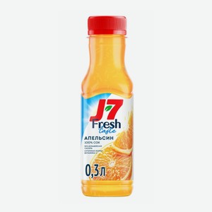 Сок J7 Fresh Taste Апельсиновый с мякотью 300 мл