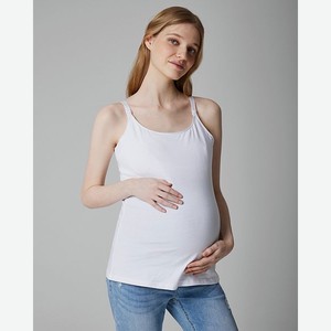 Майка для беременных и кормящих:белый:m
