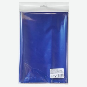 Скатерть одноразовая полиэтиленовая синяя, 120х180 см