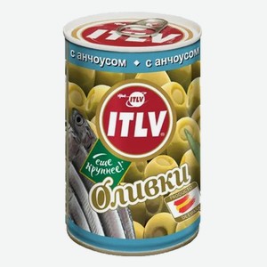 Оливки зеленые с анчоусом ITLV 314мл /Испания/