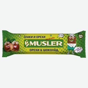 Батончик Musler орешки с шоколадом, 30г