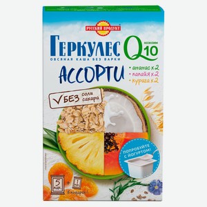 Геркулес «Русский Продукт» Ассорти Q10, 6 пакетиков х 35 г