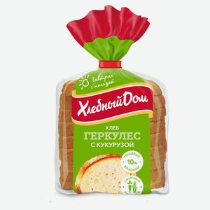 Хлеб «Хлебный Дом» Геркулес с кукурузой, 255 г