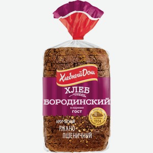 Хлеб Бородинский нарезка, упаковка 400г
