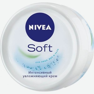 Крем для тела Nivea Soft интенсивный увлажняющий С витамином Е и маслом Жожоба 100 мл