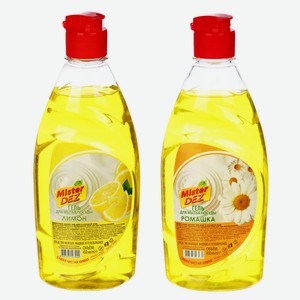 Гель д/мытья посуды MISTER DEZ Eco-Cleaning Ромашка; Лимон 450мл