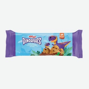 Печенье сдобное Kellogg s Dinosaurs Ванильное с кусочками молочного шоколада 120 г