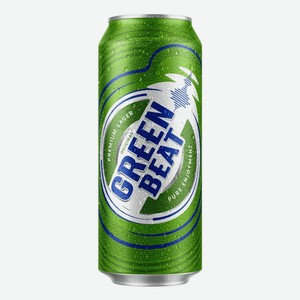 Пиво Greenbeat светлое фильтрованное 450 мл