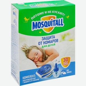 Электрофумигатор и жидкость от комаров ТМ Mosquitall (Москитолл) 30 г