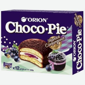 Пирожное Choco Pie Черная смородина 360гр ОРИОН
