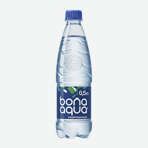 Вода питьевая Bona Aqua, газированная 500 мл