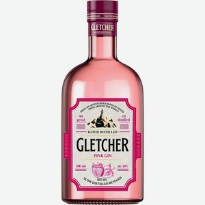 Джин Gletcher Pink 40% 0.5л