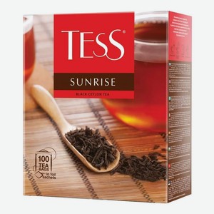 Чай черный Tess Sunrise 100пак