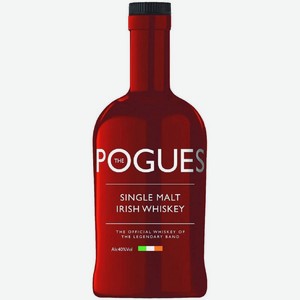 Виски The Pogues Single Malt Irish односолодовый 40% 0.7л