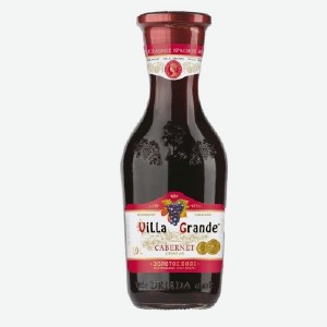 Вино  Вилла Гранде , красное полусладкое, белое полусладкое, 10-12%, 1 л