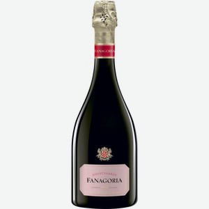 Вино игристое Фанагория, розовое, брют, 0,75л., 13%