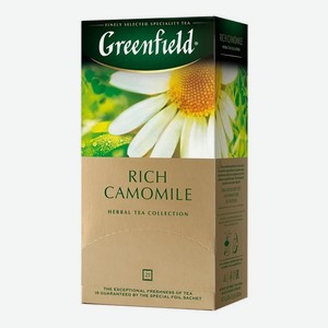 Чай зеленый Greenfield Rich Camomile 25 пак