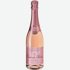 Игристое вино Дюк Де Пари Розе, брют, розовое, 0.75 л., 10,5%, Франция