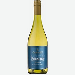 Вино Кармен премьер резерва шардоне, белое, сухое, 13.5%, 0.75л., Чили