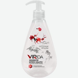 Крем-мыло Virida 0+ увлажняющее с маслом семян хлопка 500мл