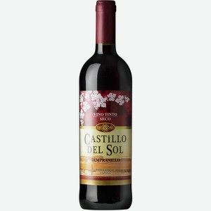 Вино  Кастильо дель Соль  стол. красн/сух 11% 0,75 л, Испания