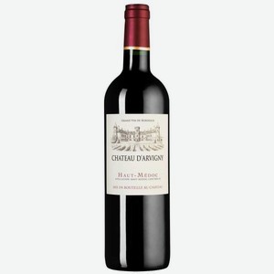 Вино Шато Д Арвиньи AOC HAUT-MEDOC Красное Сухое 0.75л