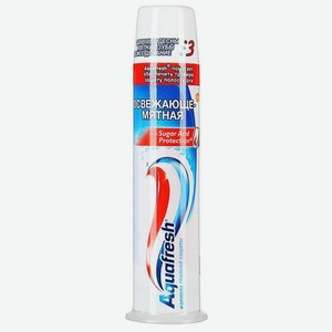 Зубная паста Aquafresh Освежающе-мятная с дозатором, 100 мл