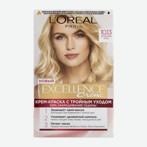 Стойкая крем-краска для волос L’Oréal Paris Excellence оттенок 10.13 Легендарный блонд