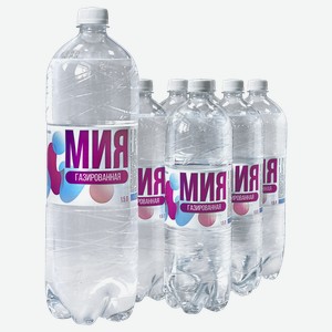 МИЯ Вода питьевая газированная ПЭТ 1.5л, 1 шт